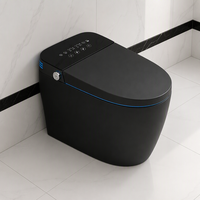Toilette intelligente améliorée avec buse autonettoyante et désodorisant pour salle de bain moderne