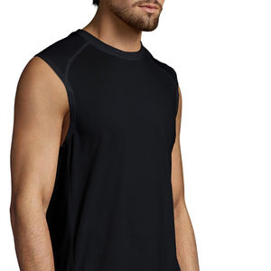 Camiseta sin mangas de gimnasio para hombre con logotipo personalizado, camiseta atlética de algodón 100%, camiseta sin mangas de entrenamiento físico, ropa deportiva personalizada - Product Image 6