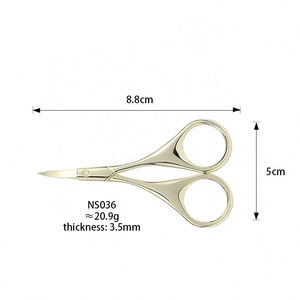 Premium Stainless Steel Curved Square <b>Nail</b> <b>Scissors</b> <b>for</b> Beauty Travel Grooming Kit-Lightweight Durable Easy Carry Competitive - Product Image 4