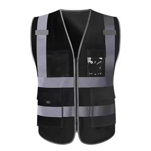 Gilet de sécurité d'hiver en toile durable pour hommes, vêtements de travail réfléchissants respirants pour les conducteurs de construction, le travail d'entretien assure la sécurité - Product Image 1