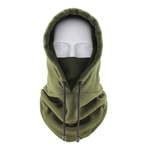 Sombrero de lana Polar para exteriores de invierno para hombres, esquí, Camping, caza, sombrero táctico, máscara facial de lana, gorros térmicos, gorro pasamontañas - Product Image 5