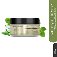 Khadi Gel de Massage Visage Menthe Naturelle & Aloevera-100g