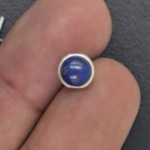 Pendientes de lapislázuli estilo bohemio en joyería de piedras preciosas hechas a mano de plata 925 - Product Image 1