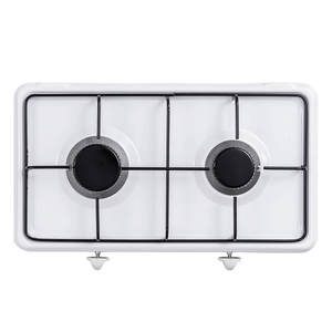 Classic White Color 2 Burner Gas Cooker White Gas Stove Household Berfa Burner Gas Stove Double Stove Household - Product Image 6