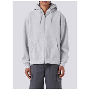 Nouveau sweat à capuche à manches longues surdimensionné confortable 100% coton pour hommes avec logo personnalisé et impression numérique - Product Image 1