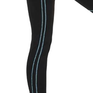 Leggings de Fitness pour femmes professionnelles haute élastique 100% coton nouvelle mode imprimé extensible dames taille Logo tissu tricoté - Product Image 6