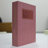 Bible religieuse personnalisée de haute qualité en papier offset avec reliure parfaite de qualité supérieure, bords dorés, couverture rigide, utilisation durable