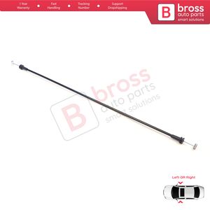 Câble de déverrouillage de la poignée de porte avant BDP1612 pour camion MK1 P G R T Series 2003 et après 1498712 Pièces automobiles Bross Fabriqué en Turquie - Product Image 4