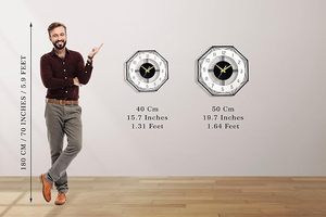 <span class=keywords><strong>Orologio</strong></span> <span class=keywords><strong>da</strong></span> <span class=keywords><strong>parete</strong></span> in metallo elegante per soggiorno moderno unico <span class=keywords><strong>orologio</strong></span> <span class=keywords><strong>da</strong></span> <span class=keywords><strong>parete</strong></span> grande silenzioso decorativo per camera <span class=keywords><strong>da</strong></span> letto stile 3, <span class=keywords><strong>40</strong></span> <span class=keywords><strong>CM</strong></span> - Product Image 2