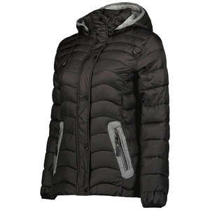 Veste matelassée à capuche imperméable respirante en tissu confortable pour femmes grande taille pour la randonnée, la course à pied, les vêtements décontractés de plein air - Product Image 3