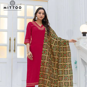 MITTOO NITIKA Vetrican Ropa Formal Reversible de Corte Holgado para Mujer, Estilo Indio y Pakistaní, Fabricantes Mayoristas en India - Product Image 1