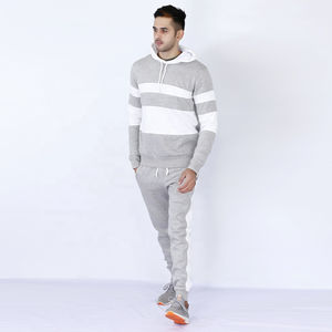 2025 100% al por mayor fábrica de algodón ligero transpirable liso chándales hombres 100% algodón Joggiing invierno chándal para Unisex - Product Image 2