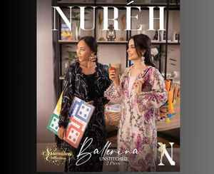 Ssumaira's NUREH lujo impreso Chickenkari bordado césped colección 2025 indio pakistaní fiesta desgaste 2 piezas Formal Salwar - Product Image 5