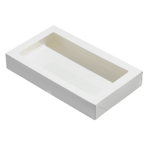 Contenedor de Papel Kraft Blanco OSQ TABOX PRO 1450 al por Mayor, Resistente a la Grasa, para Comida para Llevar, Personalizable para Servicios de Entrega HoReCa - Product Image 1