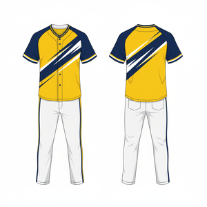 Uniforme de Béisbol Personalizado con Logotipo, Nombre y Número, Ropa Deportiva de Secado Rápido - Product Image 1