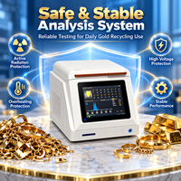 Analyseur de métaux précieux de bureau, analyseur de bijoux en or recyclé, analyseur de métaux précieux XRF, analyseur d'or, d'argent et de platine