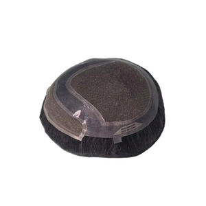 Toupee para Hombre Taz Hair, Peluca de Cabello Humano 100%, Densidad Cruda 60%-150%, Cabello Indio Remy, Resistente al Agua, Ondulado - Product Image 4