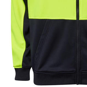 เสื้อฮู้ดแขนยาวสำหรับงานก่อสร้าง ผู้ชาย แบบสะท้อนแสงสูง ชุดทำงานเพื่อความปลอดภัยในการก่อสร้าง - Product Image 5