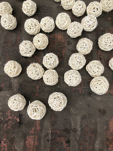 Boule naturelle de rotin de jouet de bébé faite à la main pour le jeu infantile et le développement éducatif Vietnam - Product Image 6