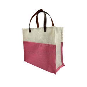 Meilleure vente de sacs à provisions en feutre non tissé de haute qualité avec logo personnalisé et motif à rayures poignée en coton style pliant nouveauté - Product Image 4