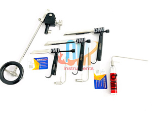 Holinger High Quality Anterior Laryngoscope with <b>Light</b> Guide ENT Laryngoscope Tube and Holder <b>Healthcare</b> Supply - Product Image 2