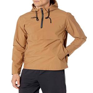 Long manteau respirant personnalisé Offre Spéciale léger pour hommes, veste coupe-vent élégante à capuche - Product Image 3