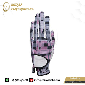 ถุงมือกอล์ฟหนังแกะสำหรับผู้หญิง, ถุงมือกอล์ฟหนังแกะป้องกันรังสียูวีน้ำหนักเบาและนุ่ม - Product Image 2