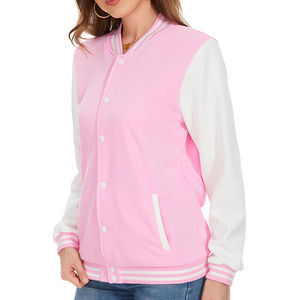 Vêtements pour femmes de haute qualité sur mesure vestes universitaires logo personnalisé vestes universitaires brodées de haute qualité pour femmes - Product Image 3