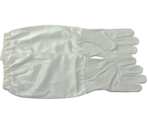 Guantes transpirables de cuero para cultivo de abejas, la mejor calidad, 2025, guantes largos duraderos para apicultura, guantes de cuero de cabra - Product Image 1