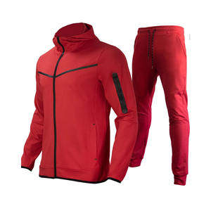 Combinaisons de survêtement évasées à logo imprimé personnalisé Ensemble pantalon de survêtement et sweat à capuche unisexe coupe ajustée pour homme - Product Image 4