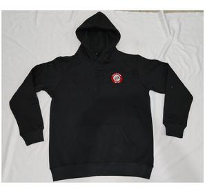 Sudaderas con Capucha de Invierno para Hombre, 100% Algodón, Cuello en V, Tejido de Felpa de 260g, Color Liso, Personalizables con Impresión y Bordado de Logotipo, Venta al Por Mayor - Product Image 1