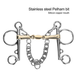 Brocas de equitación personalizadas de alta calidad, anillo suelto de acero inoxidable, pieza de mejilla en varios tamaños, nueva condición - Product Image 3