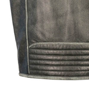 Chaleco de cuero vintage hecho a mano para hombre chaqueta sin mangas de estilo occidental con opciones de marca personalizadas - Product Image 6