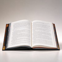 Service d'impression de romans de luxe haut de gamme avec estampage à chaud et gaufrage ; Fabrication OEM/ODM de livres d'histoires à couverture rigide sur mesure
