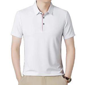 Nouvelle Chemise Homme 2025 Vintage Décontractée Chic à Manches Courtes Couleur Unie Tendance Respirante Confortable et Polyvalente - Product Image 1