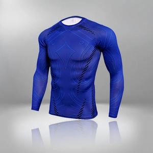 Séchage rapide Fitness hommes sous-vêtement thermique pour hommes Compression thermique à manches longues T-shirt chemise de sport MMA Rashguard - Product Image 3