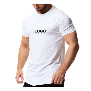 2025 pas cher prix hommes Slim Fit entraînement gymnastique chemise Fit Fitness 100% coton t-shirt manches ajusté vêtements de sport fabriqués par Dikson Sports - Product Image 5