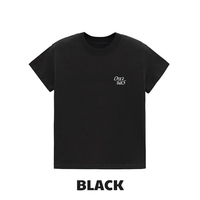 ODM OEM T-shirt court brodé en tissu gaufré pour adolescents grandes tailles, écologique, respirant et à séchage rapide