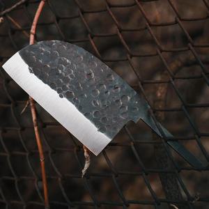 Couteau de chef JEXMOO, fait main, en acier carbone, multifonctionnel, avec étui en cuir pour une utilisation en cuisine - Product Image 2