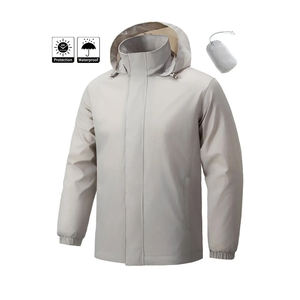 Veste Softshell Imperméable Coupe-Vent Design Personnalisé pour Hommes Motif Imprimé Léger Tactique Extérieur Col Roulé Fermeture à Glissière - Product Image 1