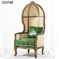 Chaise de restaurant SUREN SPACE au design industriel moderne, en bois massif, avec rembourrage en tissu, écologique, pour salon et chambre à coucher