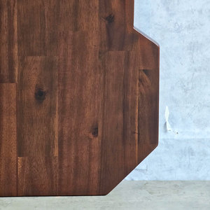 Escritorio para Juegos MB044 Moderno de Madera de Acacia de 140x70cm, 25mm de Grosor, con Superficie de Carbono y Melamina, Resistente para Uso en el Hogar y la Oficina - Product Image 4