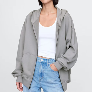 Sudadera con Capucha para Hombre, Invierno, Alta Calidad, 100% Algodón, Secado Rápido, Transpirable, con Cierre, Pedido al por Mayor, Directo de Fábrica, Logotipo Personalizado - Product Image 5