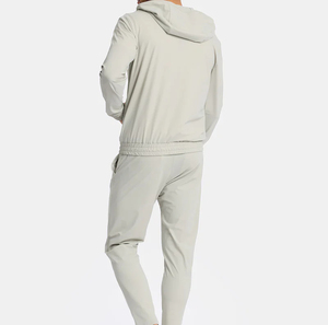 Offre Spéciale Spandex Blank Jacket Avec Capuche et Joggers Ensembles pour Hommes Sweat À Capuche Léger Tech Gilet En Gros Survêtements Contraste Couleur - Product Image 2