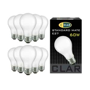 Standard Matte 60W E27 Incandescent <b>Bulb</b> - Product Image 1
