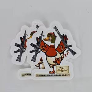 Style de bande dessinée personnalisé par autocollants décoratifs de vinyle UV-sûr durable d'Eco pour l'image de marque d'affaires - Product Image 4