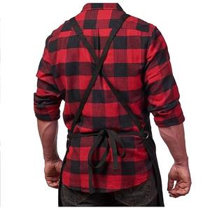 Tablier sans manches en cuir véritable de qualité supérieure pour hommes résistant à l'eau écologique Chef BBQ cuisine boucher barbier soudage - Product Image 3