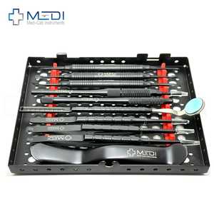 Kit básico de instrumentos dentales de titanio y plata, juego de microcirugía oral para cirugía periodontal, equipos dentales - Product Image 2