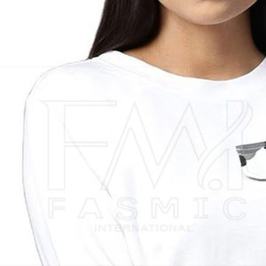 Sudaderas Elegantes para Mujer, de Alta Calidad, 100% Algodón, Otoñales, Ecológicas, de Secado Rápido, con Bolsillo Delantero, Logotipo Personalizado Impreso, Diseño Recortado - Product Image 4