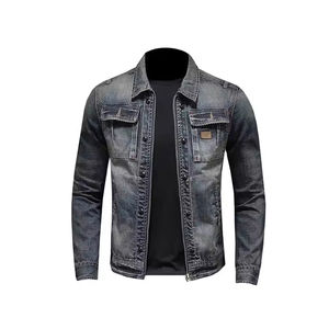 Veste en jean rétro personnalisée de haute qualité pour hommes, style vintage, vestes en jean brodées, saison d'hiver, direct Pakistan - Product Image 3
